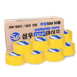 삼우커머스 삼한테이프 경포장 박스테이프 48mm x 50m