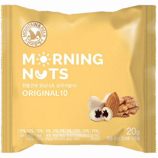 산과들에 모닝너츠 오리지널 20g (10개)