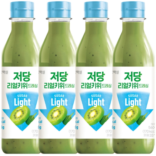 백설 저당 리얼 키위 드레싱 560g (4개)_이미지