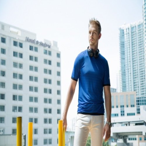 그렉노먼 콜맨 폴리스판 반팔티 블루 HMC16CL201