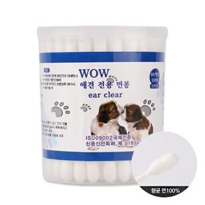 와우 WOW 애견전용 면봉 80p (1개)