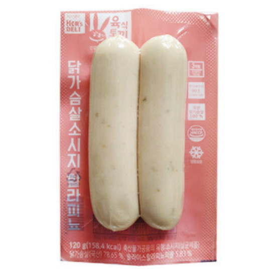 허스델리 육식토끼 닭가슴살 소시지 할라피뇨 120g (50개)_이미지