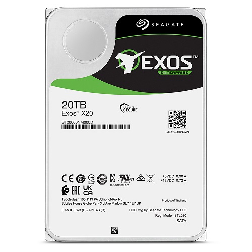 Seagate Exos X20 SAS/7200/256M (20TB, ST20000NM002D)_이미지
