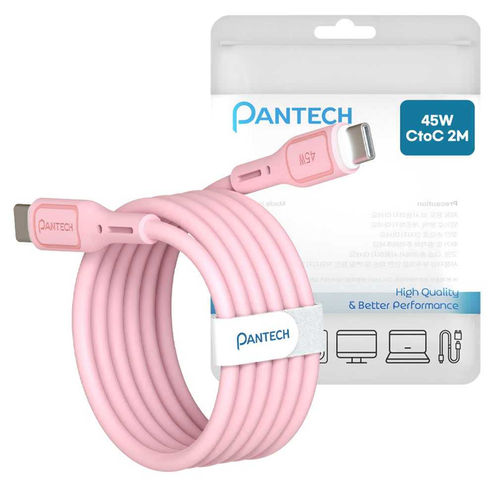 팬택 45W C to C타입 파스텔 케이블 (2m, 6개)_이미지
