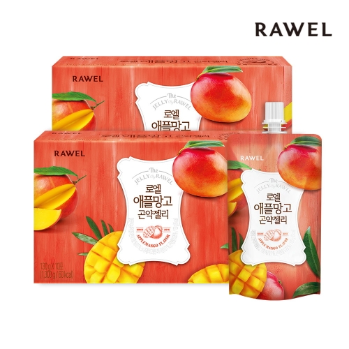 엠에스씨 로엘 곤약젤리 애플망고 130g (20개)_이미지