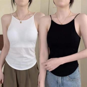 ONM 여성 여름필수템 이너 캡내장 부드러운 홀터넥 끈나시 S36143033