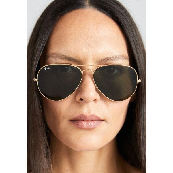 레이밴 Ray-Ban 비행사 대형 선글라스 금색 7662413