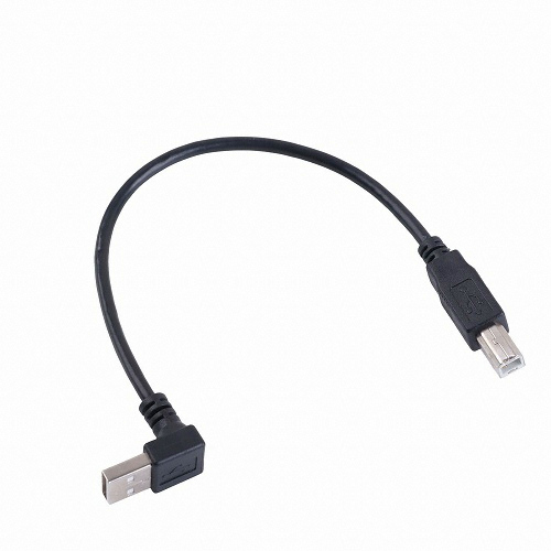 라이트컴 COMS USB2.0 Type B 상향꺾임 케이블 (NA977) (0.25m)_이미지