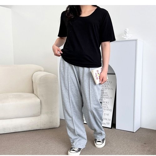 알티피아 여자 핀턱 일자바지 통바지 와이드팬츠 여름바지 WC5B014