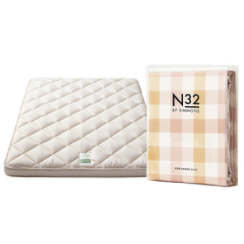 시몬스 N32 레귤러 토퍼 매트리스 Q+체크 슬리브 (11cm)