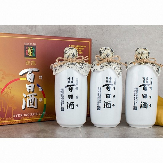 계룡백일주 백일주 500ml 3입 세트 (1개)_이미지