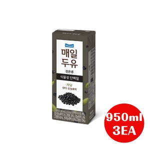 매일유업 매일두유 검은콩 식물성 단백질 950ml (3개)_이미지