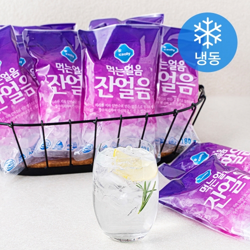 아이스올리 먹는 잔얼음 냉동 40개 180g이미지입니다. 누르면 해당 게시물로 새창이동합니다.