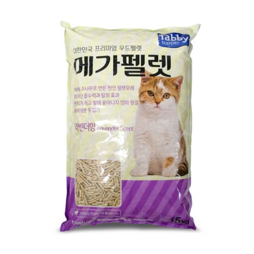 테비토퍼 메가펠렛 라벤더 15kg (1개)_이미지