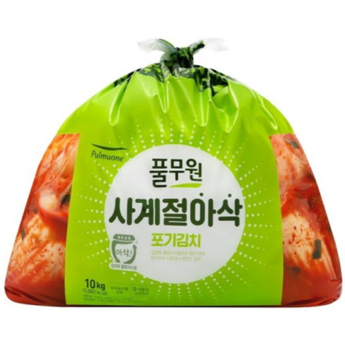 풀무원 사계절 아삭 포기김치 10kg (7개)_이미지