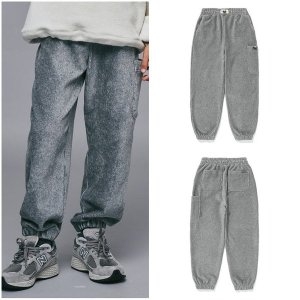 블루테일 AZI4PT03MG 멜란지그레이 골지 사이드포켓 팬츠