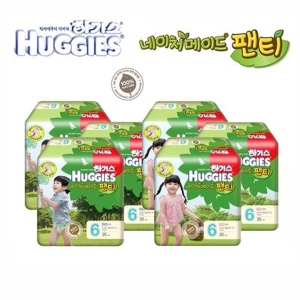 하기스 2016 네이처메이드 팬티형 6단계 점보형-남아용 (25매)_이미지