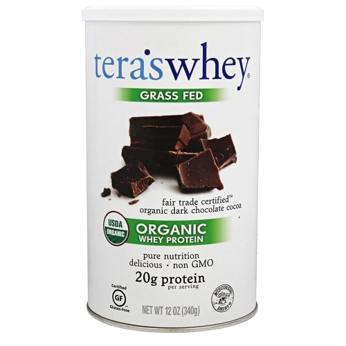 [불명] teraswhey 오가닉 프로틴 다크 초콜릿 12oz 340g
