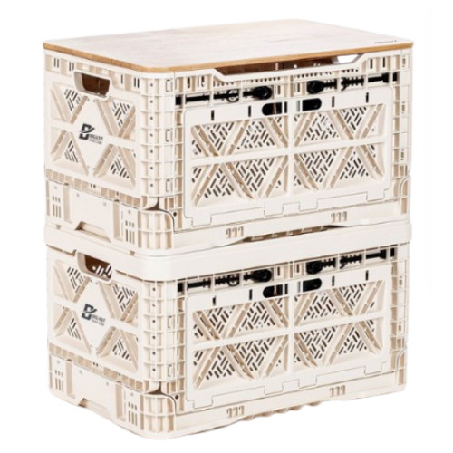 인팩글로벌 빅앤트 앞문 오픈형 폴딩박스 세트 48L_이미지