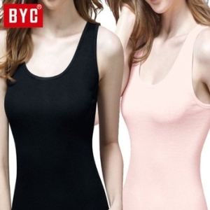 BYC 여성 순면 DOLT3633 런닝 심플 유색 케미솔 나시_이미지