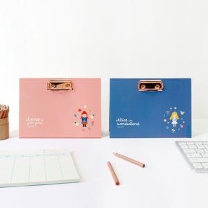 세계문학 가로형 스탠드업 클립보드 A5