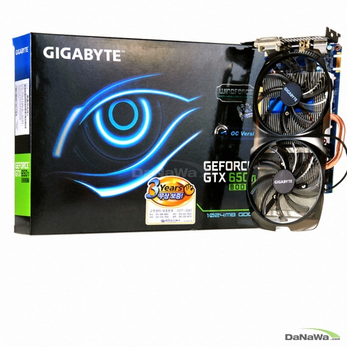 GIGABYTE ������ GTX650 TI BOOST UD2 D5 1GB WINDFORCE 2X