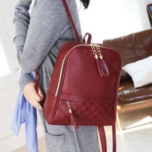 퀼팅 포인트 여성백팩 밤비_S1030