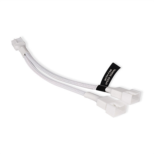 ALPHACOOL Y�� ���ø��� 4pin to 2x4pin PWM ���̺�