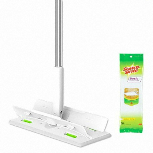 3M 스카치브라이트 올터치 더블액션 막대걸레 대형 (+정전기50매)_이미지