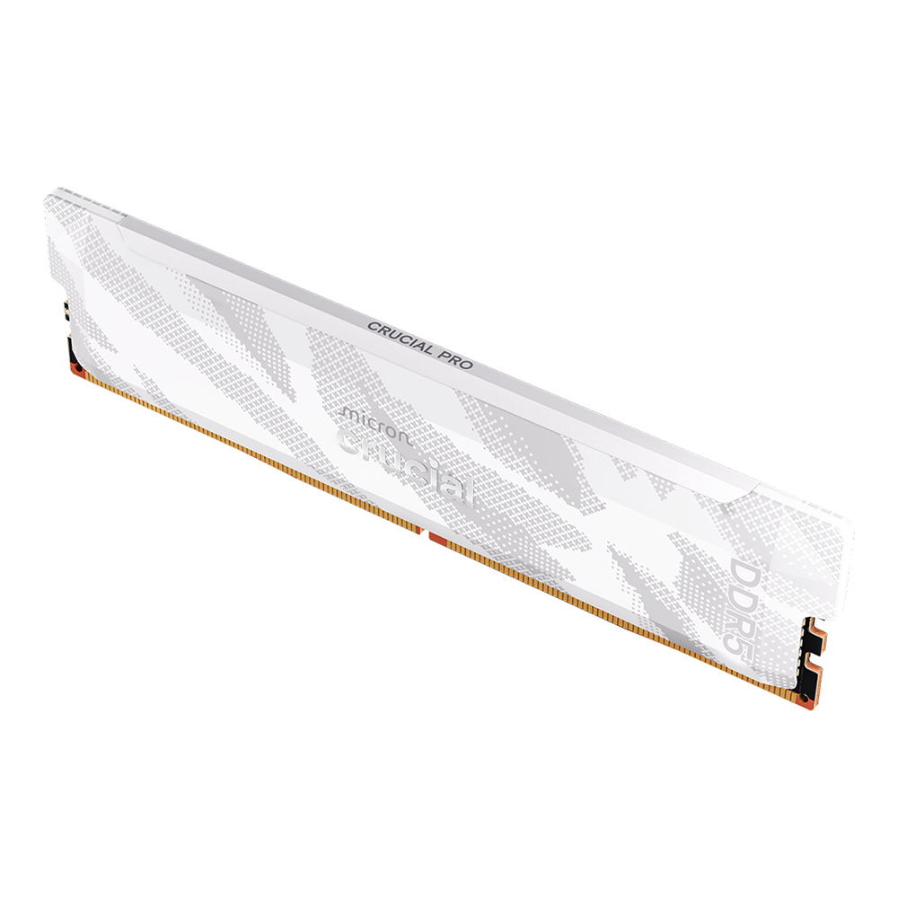 마이크론 Crucial DDR5-6400 CL32 PRO Overclocking White 패키지 대원씨티에스 (32GB(16Gx2))_이미지