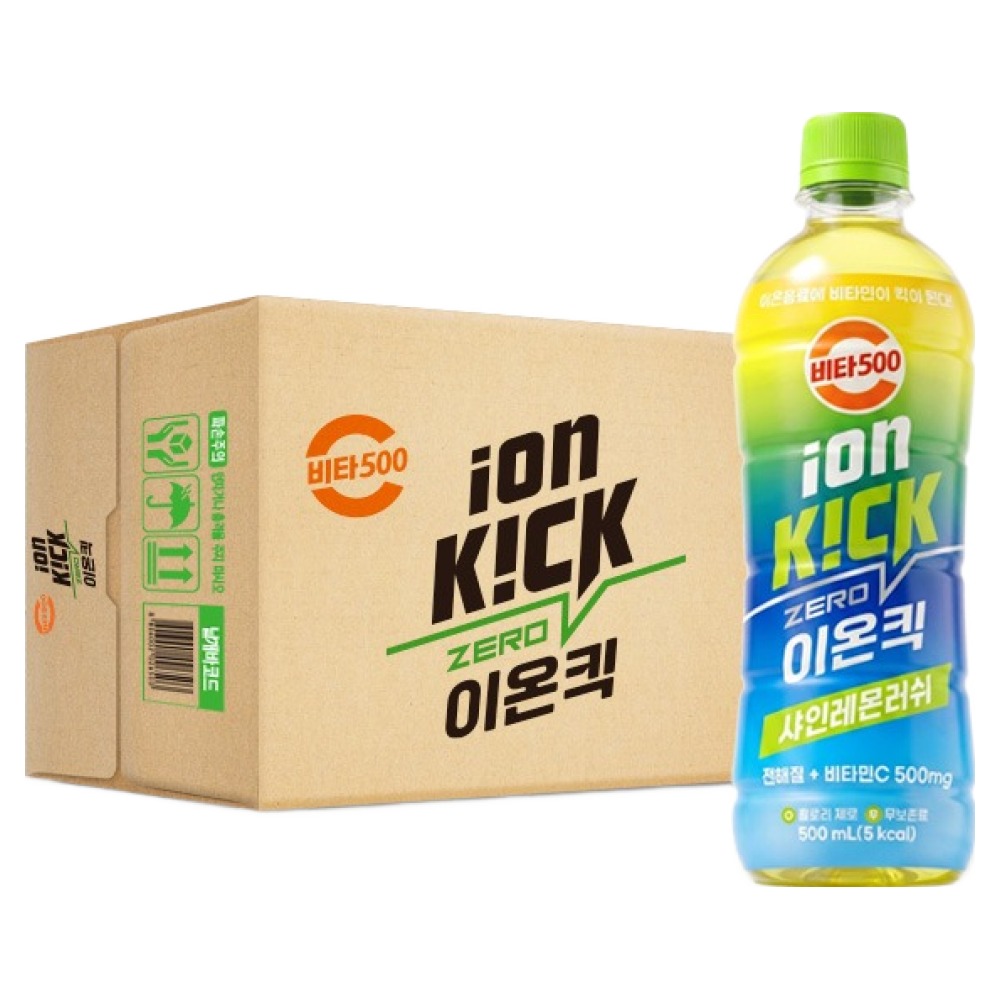 광동제약 비타500 이온킥 제로 샤인레몬 러쉬 500ml