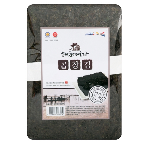 해초명가 진도 재래 곱창김 100매 300g 1개