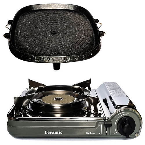 맥선 맥스 MS-3500cs 세라믹 가스렌지 (본품+사각불판)