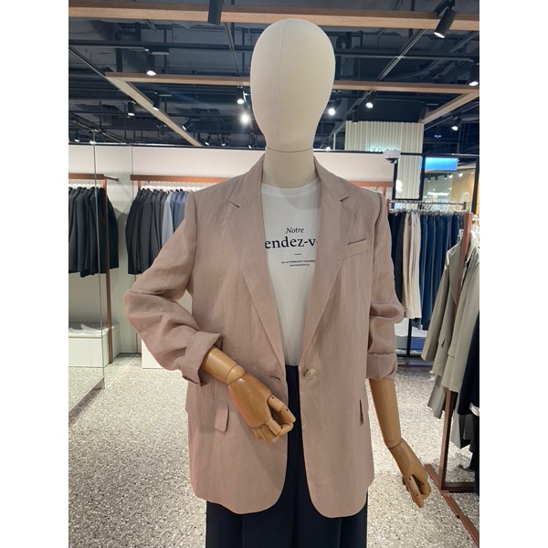 리스트 린넨 오버핏 자켓 TWWJKN62020