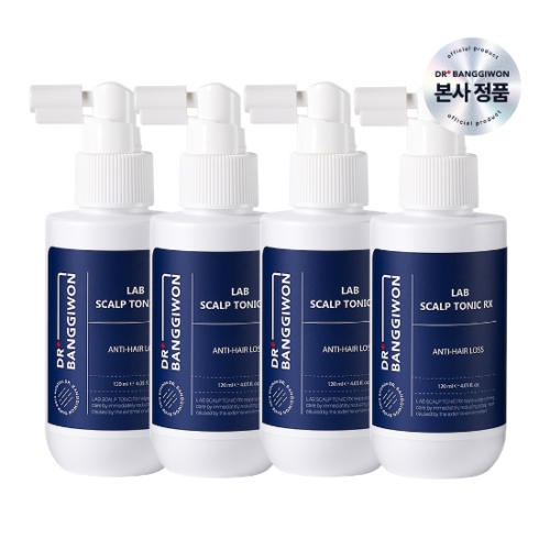 솔레오코스메틱 닥터방기원 랩 스칼프 토닉 RX 120ml (4개)