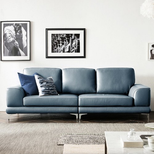 자코모 모드 기본형 천연가죽 소파 3.5인용