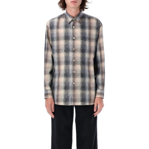 슈퍼 체크 패턴 셔츠 A24AS01LC CHARCOAL GRAY CHECK