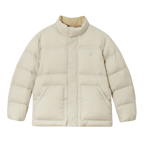 캉골 스탠드칼라 다운 푸퍼 9583 에크루 KRFCOT95830