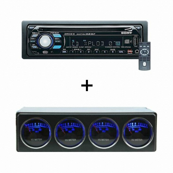 SONY CDX-GT610UI (단품, 레벨미터)_이미지