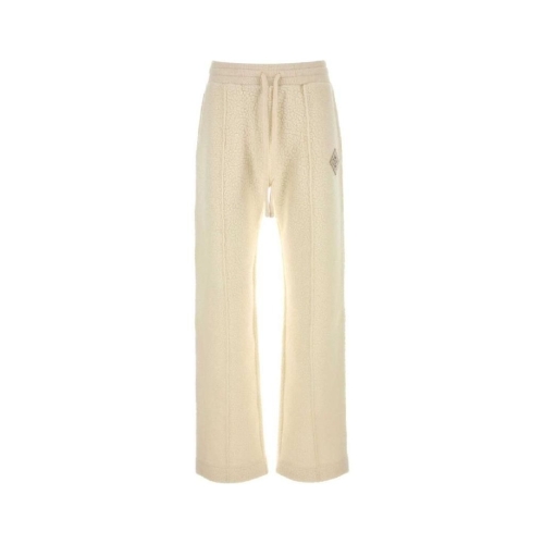 CASABLANCA Ivory teddy joggers MAW25JTR31101