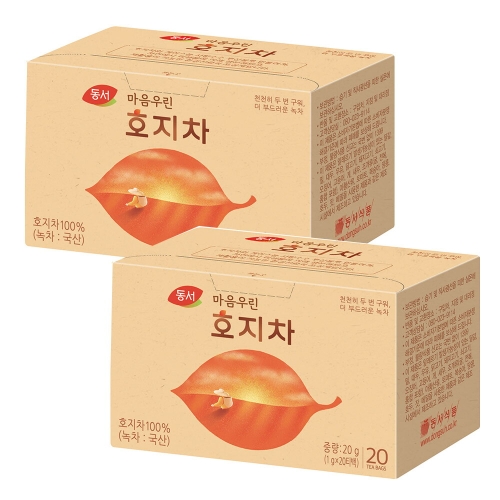 동서식품 마음우린 호지차 20개입 (2개)_이미지