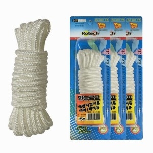코텍스 베란다 빨래줄 간이 끈 로프 다용도 생활잡화 5m 3개이미지입니다. 누르면 해당 게시물로 새창이동합니다.