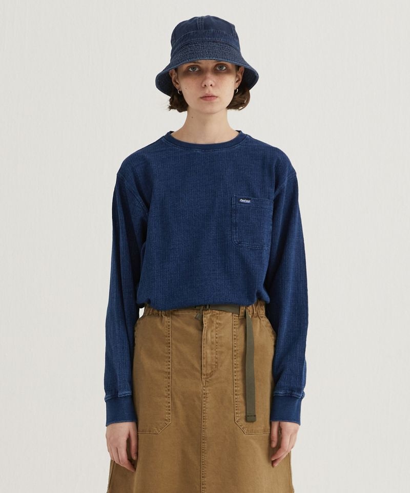 펜필드 PENFI ELD INDIGO BASIC POCKET LONG S리 LEEVE INDIGO_FQ1KT40U FQ1KT40U..