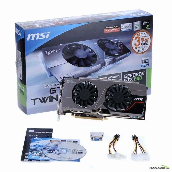 MSI 지포스 GTX680 N680GTX 2GD5/OC D5 2GB 트윈 프로져 3_이미지