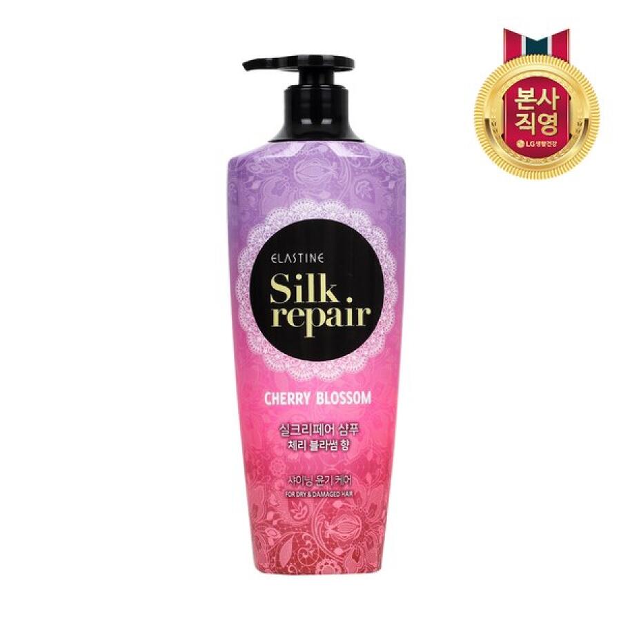 엘라스틴 실크리페어 샤이닝 샴푸 체리블러썸 550ml (6개)_이미지