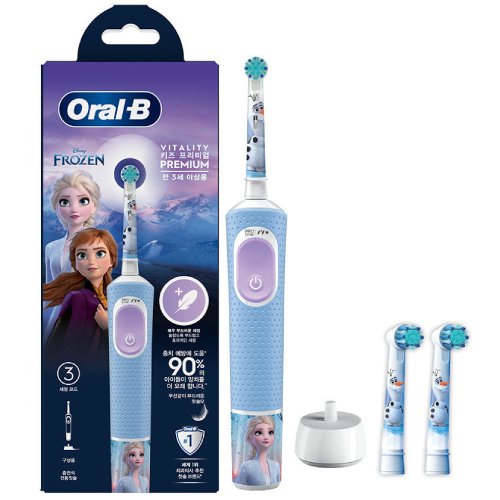 브라운 오랄비 D103K 바이탈리티 키즈 프리미엄 겨울왕국 (1개+리필모2개)