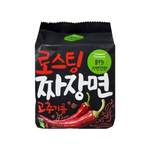 풀무원 로스팅 짜장면 고추기름 102.5g (16개)_이미지