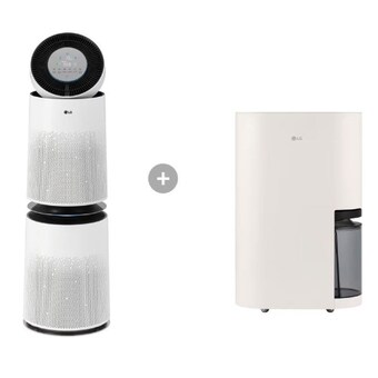 LG전자 퓨리케어 360˚ 플러스 AS285DWWC + 제습기 <b>DQ214MEGA</b>
