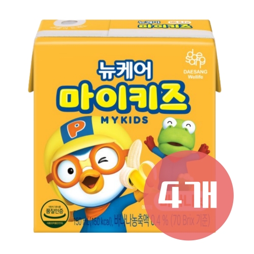 대상웰라이프 마이밀 마이키즈 바나나맛 150ml (4개)_이미지