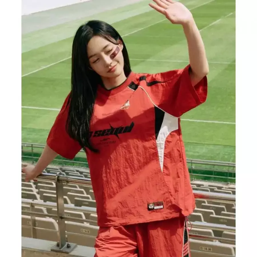 1993STUDIO FC서울x 나일론 절개 배색 피스테_레드93262WWT100152